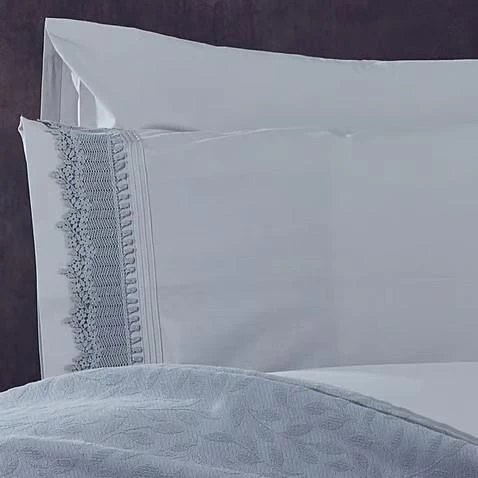 Nazik Home Cadiz Nevresim Pike Seti Gri Çift Kişilik - 2