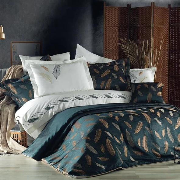 Nazik Home Linda Çeyiz Seti 11 Parça Yeşil Çift Kişilik ürün görseli