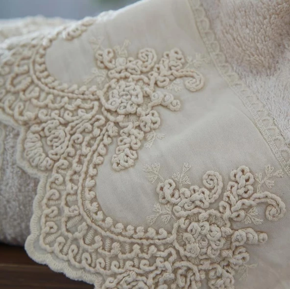 Nazik Home Tual Havlu Bej 30X50 - Resim 2