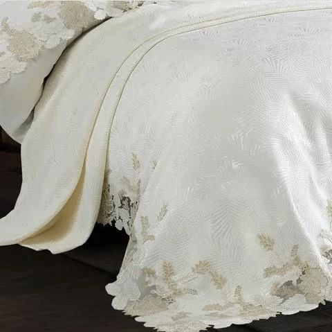 Nazik Home Floransa Nevresim-Pike Seti Krem Çift Kişilik - 3