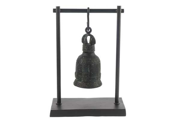 Mikasa Moor Mat Siyah Çan Dekor Obje 29x44x13cm ürün görseli