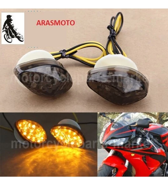 Honda Gömme Sinyal Seti Cbr 125R-Cbr 250R-Cbr 600Rr-1000Rr-Cbr650F-600F_Supermoto