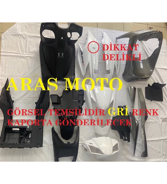 Activa S 125 Kaporta Seti Grenaj Seti 2017 2018 Gri Renk ( Kargo Bizden )_Supermoto - 1