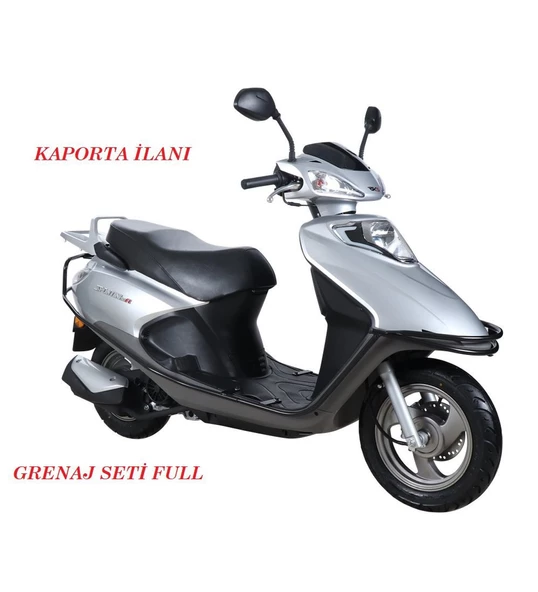 Rks Spontini 110 Grenaj Seti Kaporta Seti Gri Supermoto ürün görseli 1