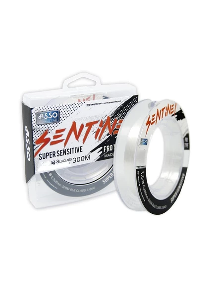 Asso Sentinel Süper Sensitive Japan FC COATED Line 300m Beyaz
