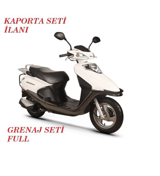 Rks Spontini 110 Grenaj Seti Kompe Kaporta Beyaz _Supermoto - Resim 2