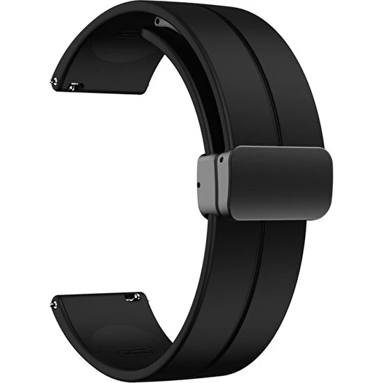 Gpack Amazfit Cheetah Round Kordon Silikon Mıknatıslı Ayarlanabilir HS19