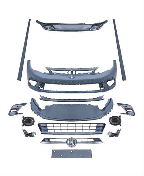 Autogp Vw polo rline body kit tampon seti 2022+ - 1