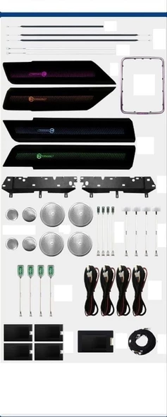 AUTOGP Lr range rover vogue uyumlu ambiyans led seti 2014 / 2017