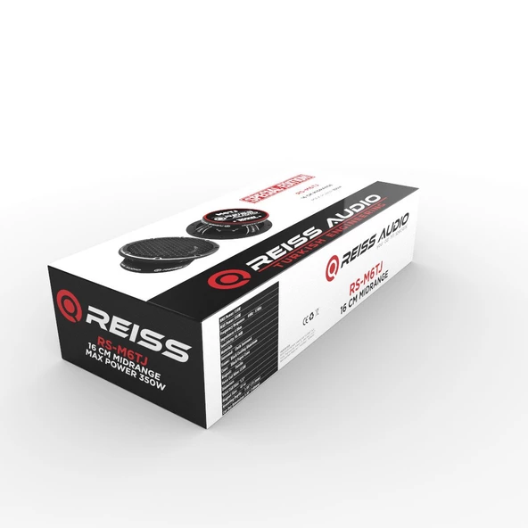 Reiss Audio 16 Cm Midrange RS-M6TJ 150W RMS 350W Maksimum Güç Kapaklı - 5