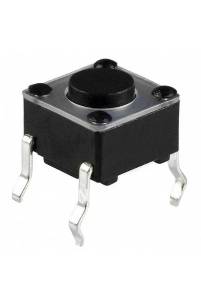 Tactile Push Buton Hobi Devreleri İçin 6x6x5mm 4 Pin Küçük Buton - 5 Adet - Resim 2