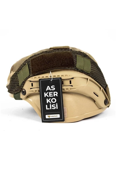 Yeni Askeri Kamuflaj Kısa Airsoft Askeri Kask Kılıfı - 4