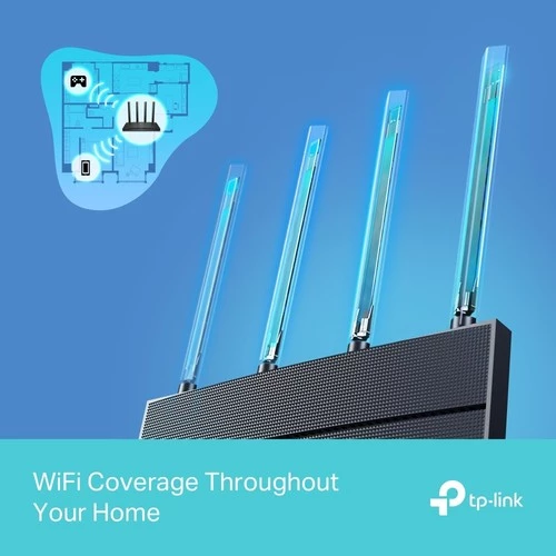 Tp-Link Archer AX12, AX1500 Dual-Band Wi-Fi 6 Router - 4