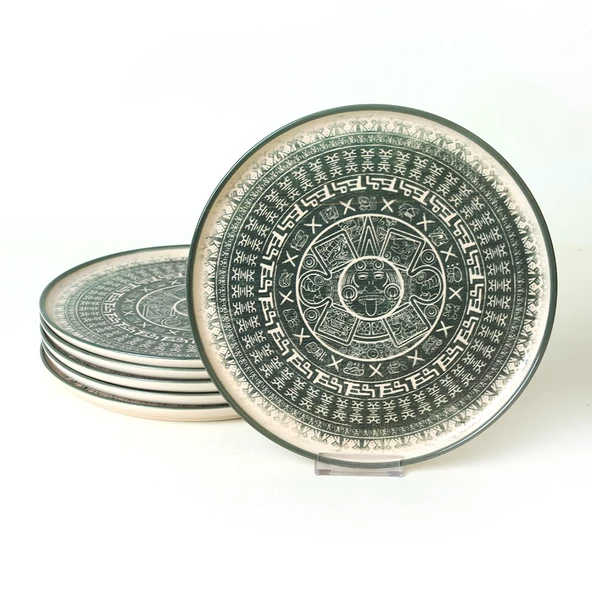 Keramika Keraart Maya Nordic Servis Tabağı 28 Cm 6 Adet 20788 - 7