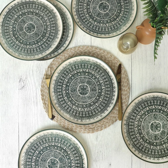 Keramika Keraart Maya Nordic Servis Tabağı 28 Cm 6 Adet 20788