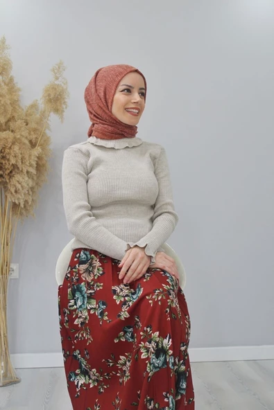 Balıkçı Fırfırlı Badi Triko Esnek - 6