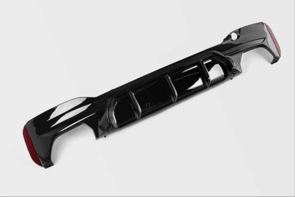 Autogp Bmw g30 m5 arka tampon difüzör pianoblack 2017+ - Resim 2