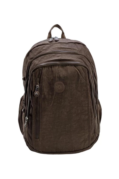 Klinkır Kadın Sırt Çantası Büyük Boy Yağmur Geçirmez Hafif Kumaş Çok Cepli Okul Çantası 45*30 Cm - 8