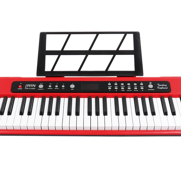 Jwin CMK-6148RD 61 Tuşlu Elektronik Org (Etiket. Mikrofon ve Adaptör Hediye) - 4