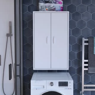 Modilayn NEWYORK 54 x 88,4 x 32,5 cm Makine Üstü Çok Amaçlı Asma Banyo & Mutfak Dolabı - 3