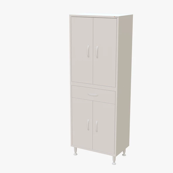 Modilayn EMİR NEWYORK 54 x 170,4 x 32,5 cm Kapaklı Ve Çekmeceli Çok Amaçlı Banyo & Mutfak Dolabı - 5