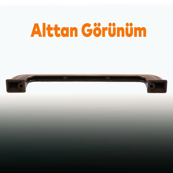 Alperen Düz Eskitme Antik Bakır Metal 128 mm Mobilya Mutfak Çekmece Dolap Kulpu Kulbu Kulpları - 4