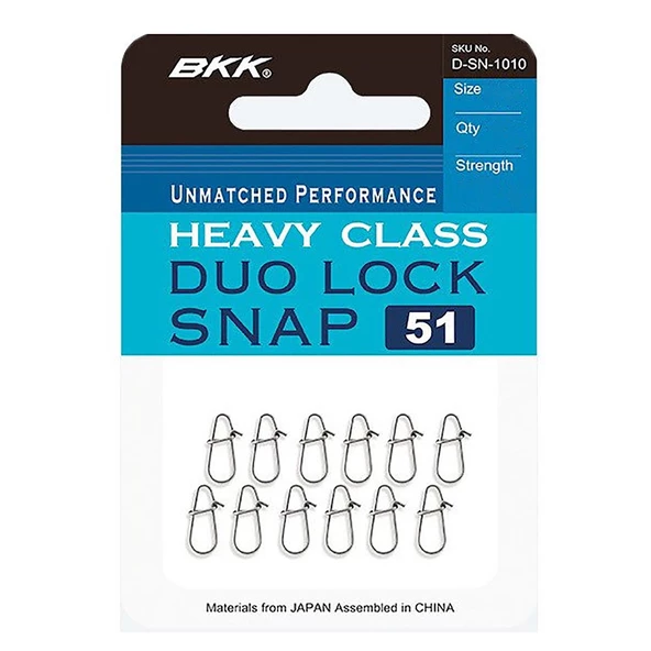 BKK Duolock Snap-51 Maket Balık Klipsi  0 12 Pcs