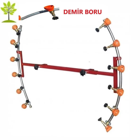 6+6 Başlıklı Hilal Tip İlaçlama Makina Aparatı - 10