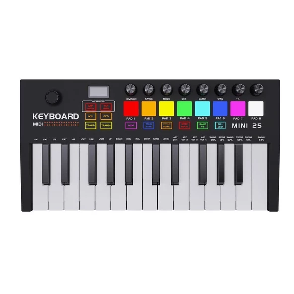 Jwin JMD-25K 25 Tuşlu Elektronik MIDI Klavye - 3
