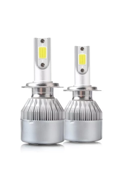 Zenon H7 Led Xenon 55 Watt 11000lm 6500k Far Ampülü Led Işık Beyaz Renk Işık C-6 - 5