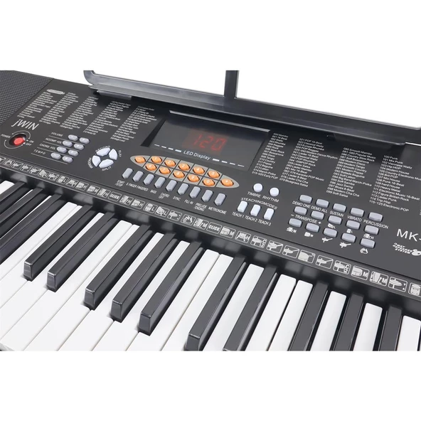 Jwin MK-6143 61 Tuşlu Elektronik Org (Mikrofon ve Adaptör Hediye) - 3