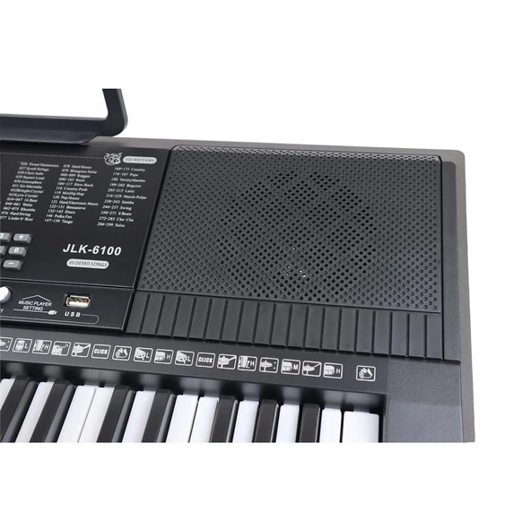 Jwin JLK-6100 Işıklı 61 Tuşlu Elektronik Org (Mikrofon ve Adaptör Hediye) - 5