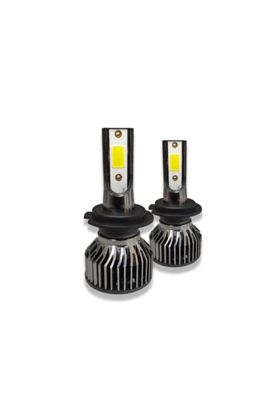 H7 Led Xenon Far Ampulü Yeni Nesil Mini 8000 Lumen 36 Watt - 2