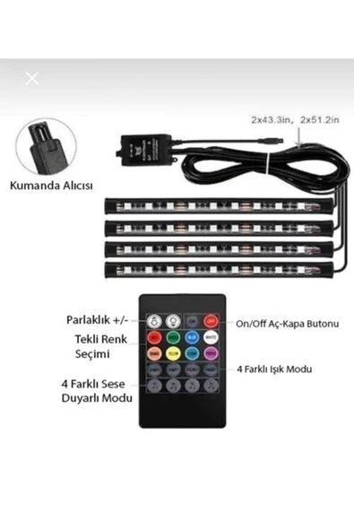 Rgb Ayak Altı Led - 2