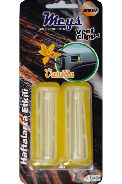 Oto Petek Kalorifer Kokusu - 2paket (8adet) Sarı Fantastic