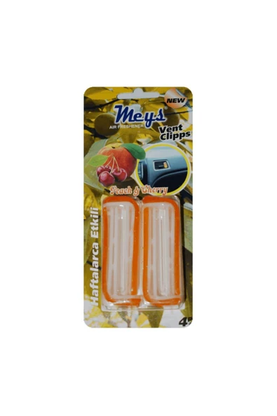 Meys Turuncu Izgara Havalandırma Klips Araç Oto Kokusu