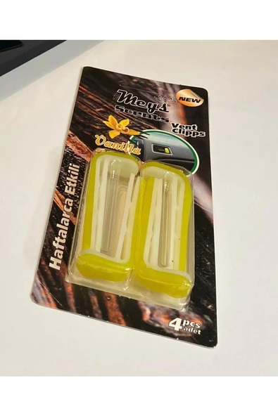 Vanilla Sarı Meys Araç Kokusu 2'li