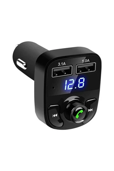 Araç Içi Bluetooth Mp3 Çalar & Şarj Aleti X8 (fm Verici)