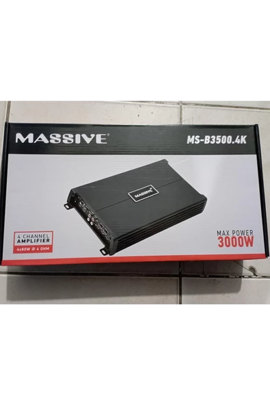 Massıve Ms-b3500.4k 4 Kanal Amfi