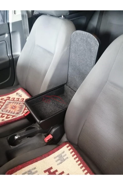 Vw Golf 5 Deri Kol Dayama Kolçak Siyah Özel Üretim Mdf - 5