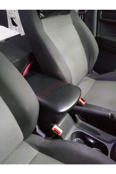 Vw Golf 5 Deri Kol Dayama Kolçak Siyah Özel Üretim Mdf - 6