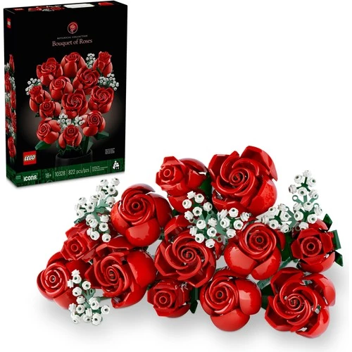 LEGO Icons 10328 Gül Buketi (822 Parça)