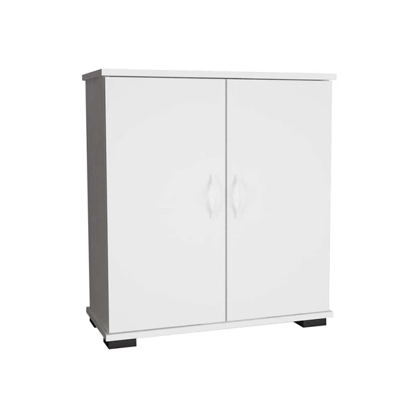 Modilayn BULUT 70 x 76 cm 4 Raflı Beyaz Ayakkabılık - 5