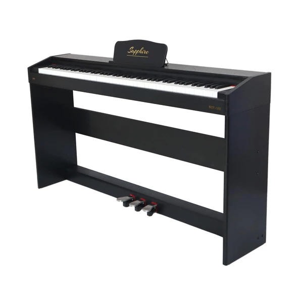 Jwin Sapphire SDP-100 Tuş Hassasiyetli 88 Tuşlu Dijital Piyano - Siyah - 2