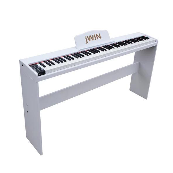 Jwin SDP-88 Tuş Hassasiyetli 88 Tuşlu Dijital Piyano - Beyaz - 2