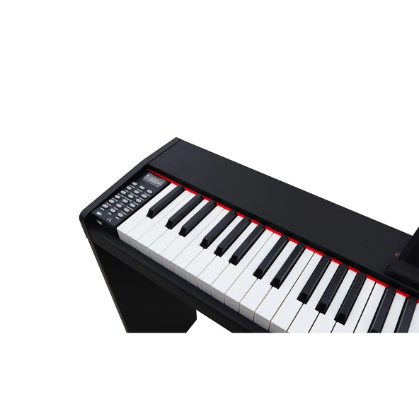 Jwin SDP-88 Tuş Hassasiyetli 88 Tuşlu Dijital Piyano - Siyah - 3
