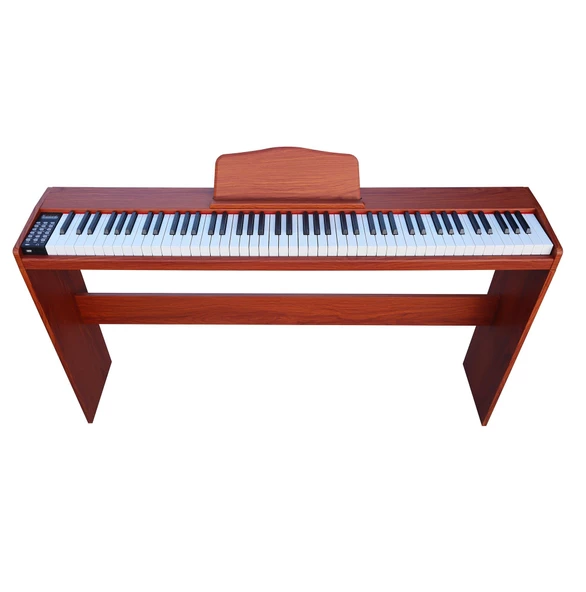 Jwin SDP-88 Tuş Hassasiyetli 88 Tuşlu Dijital Piyano - Kahverengi - 4