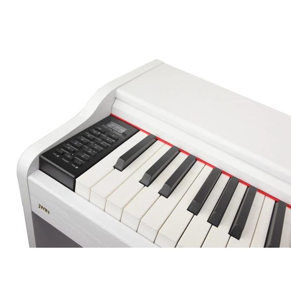 Jwin Sapphire SDP-120 Çekiç Aksiyonlu 88 Tuşlu Dijital Piyano - Beyaz - 3