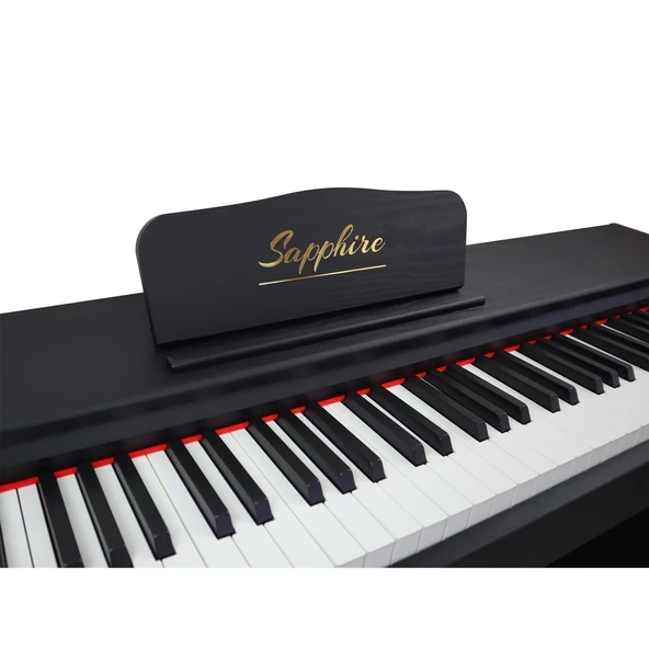 Jwin Sapphire SDP-120 Çekiç Aksiyonlu 88 Tuşlu Dijital Piyano - Siyah - 3