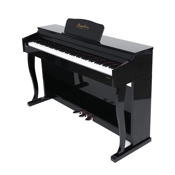 Jwin Sapphire SDP-220 Çekiç Aksiyonlu 88 Tuşlu Dijital Piyano - Siyah - Resim 2